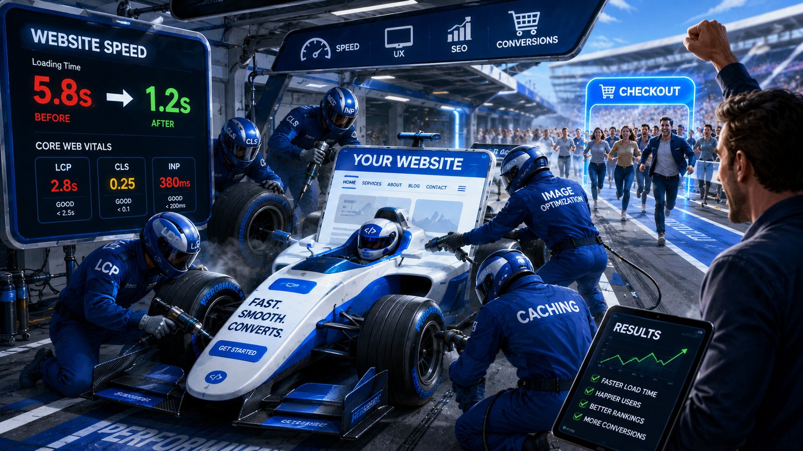 Website speed and Core Web Vitals, in plain language